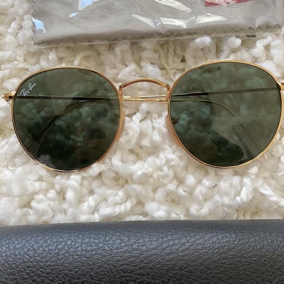 Ray-ban Round Sunglasses Metal Gold - Picture 2 of 9